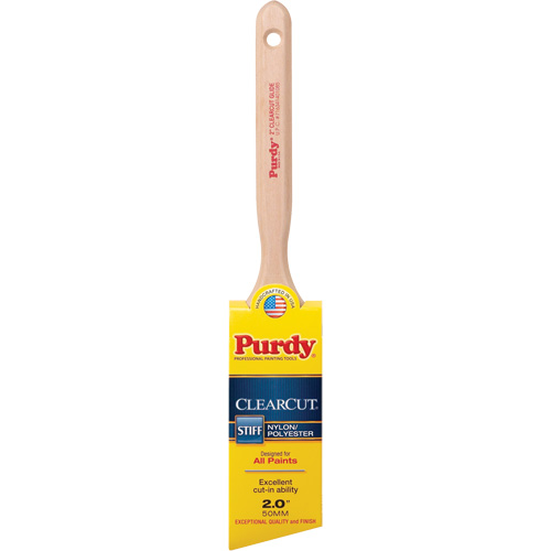 Pinceau Clearcut Glide, Poly/nylon, Manche Bois, Largeur de 2" D. Morneault & Fils