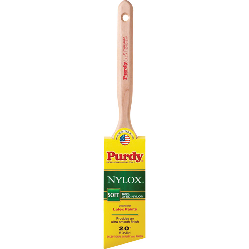 Pinceau Nylox Glide, Nylon, Manche Bois, Largeur de 2" D. Morneault & Fils