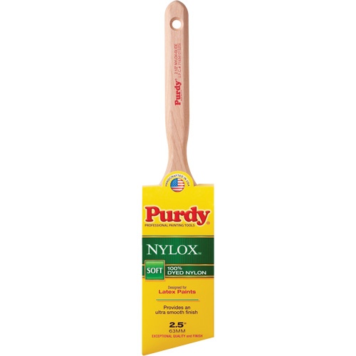 Nylox Glide Paint Brush, Nylon, Wood Handle, 2-1/2" Width D. Morneault & Fils