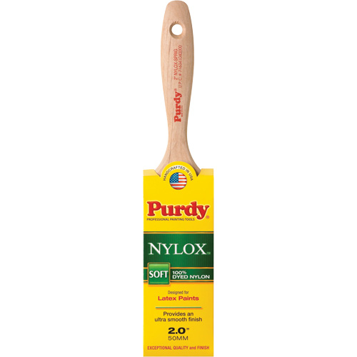 Pinceau Nylox Sprig, Nylon, Manche Bois, Largeur de 2" D. Morneault & Fils