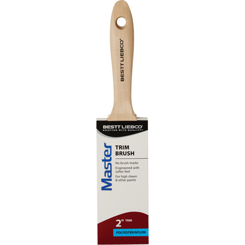 Pinceau pour garnitures Master, Poly/nylon, Manche Bois, Largeur de 2" D. Morneault & Fils