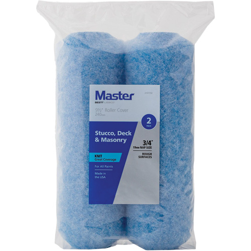 Master Textured Walls Roller Cover, 19 mm (3/4") Nap, 240 mm (9-1/2") L D. Morneault & Fils