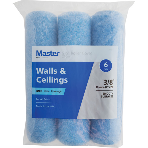 Master Knit Roller Cover, 10 mm (3/8") Nap, 240 mm (9-1/2") L D. Morneault & Fils