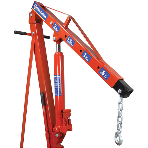 2-Ton Folding Shop Crane, 4000 lbs. (2 tons) Capacity D. Morneault & Fils