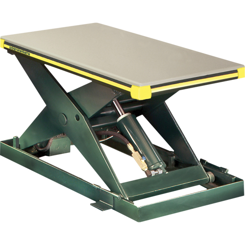Hydraulic Backsaver Scissor Lift Table, Steel, 48" L x 36" W, 2000 lbs. Capacity D. Morneault & Fils