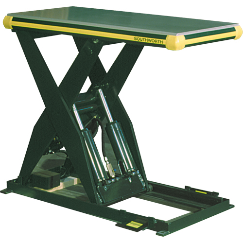Hydraulic Backsaver Scissor Lift Table, Steel, 48" L x 48" W, 4000 lbs. Capacity D. Morneault & Fils