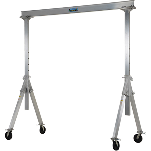 Grue mobile ajustable en aluminium, 10' lo, Capacit&eacute; 4000 lb (2 tonnes) D. Morneault & Fils
