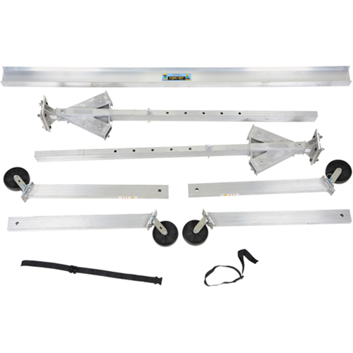 Grue mobile ajustable en aluminium, 10' lo, Capacit&eacute; 4000 lb (2 tonnes) D. Morneault & Fils
