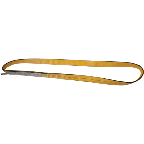 &eacute;lingues de levage en nylon, Pli Simple, Sans fin, Type 5, 2" la x 3' lo, Limite de charge verticale 6200 lb D. Morneault & Fils