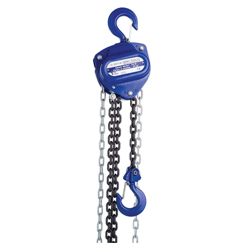 Chain Hoist, 10' Lift, 2000 lbs. (1 tons) Capacity, Load Chain Grade 80 Chain D. Morneault & Fils