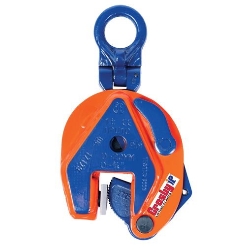 IPU10 Universal Lifting Clamp, 12000 lbs. (6 tons), 0" - 2" Jaw Opening D. Morneault & Fils