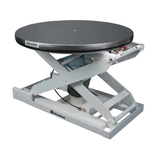 EZ Loader&reg; E Self-Levelling Pallet Positioner - Stainless Platform, 43" L x 43" W, 4000 lbs. Cap. D. Morneault & Fils