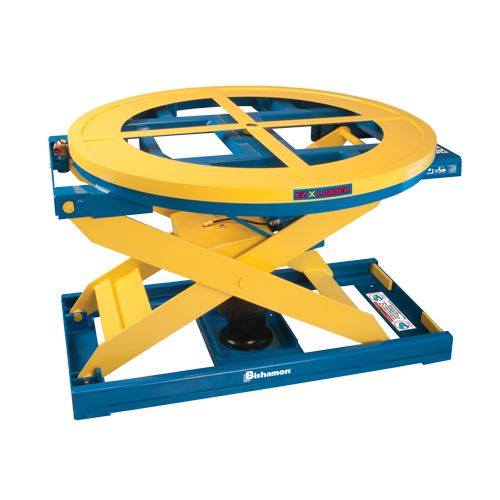 EZ X Loader Self-Levelling Pallet Positioner, 43" L x 43" W, 4000 lbs. Cap. D. Morneault & Fils