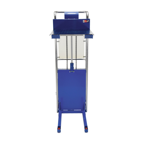 Hefti-Lift Load Stacker, Foot Pump Operated, 880 lbs. Capacity, 59" Max Lift D. Morneault & Fils
