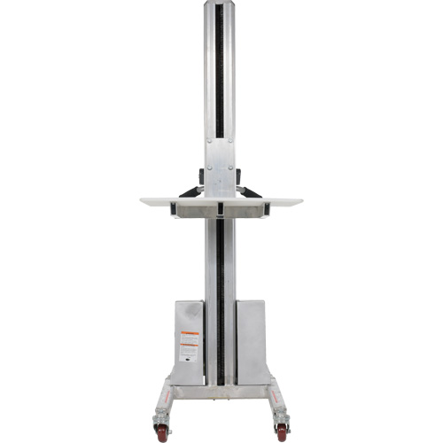 Quick Lift Stacker, Electric Operated, 175 lbs. Capacity, 57" Max Lift D. Morneault & Fils