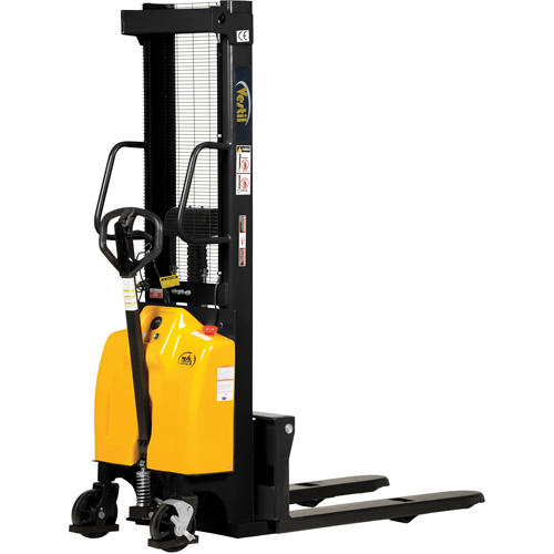 Gerbeur pour chariot &eacute;l&eacute;vateur, Fonctionnement &eacute;lectrique, Capacit&eacute; 2000 lb, Lev&eacute;e max 98" D. Morneault & Fils