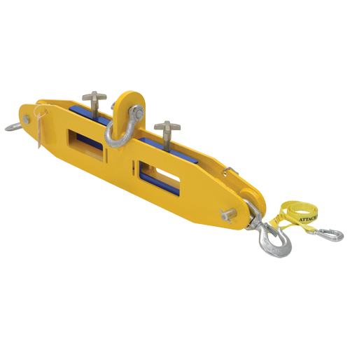 Forklift Lifting Beam, 7" x 2-1/2" Fork Pocket D. Morneault & Fils