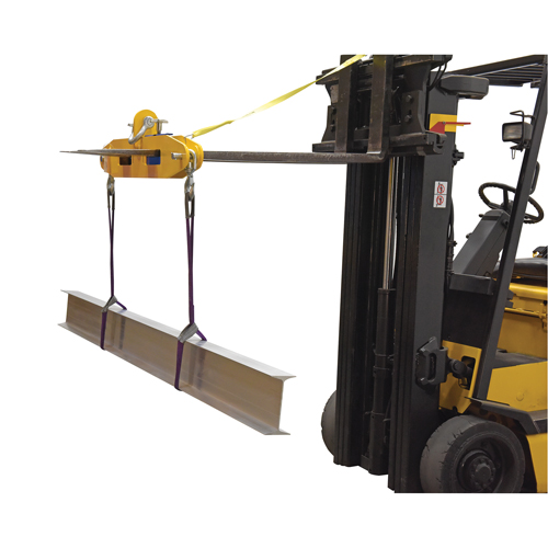 Forklift Lifting Beam, 7" x 2-1/2" Fork Pocket D. Morneault & Fils