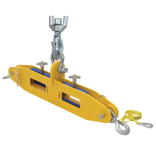 Forklift Lifting Beam, 7" x 2-1/2" Fork Pocket D. Morneault & Fils