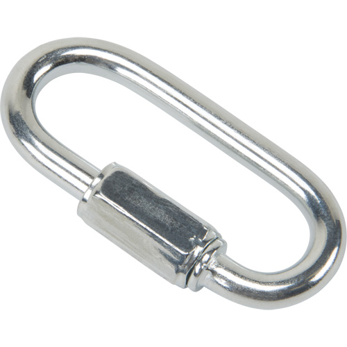 Zinc Plated Quick Link, 660 lbs (0.33 tons), 3/16" D. Morneault & Fils