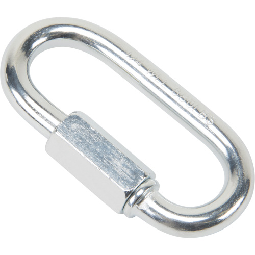 Zinc Plated Quick Link, 880 lbs (0.44 tons), 1/4" D. Morneault & Fils