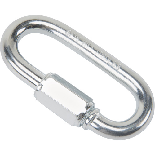 Zinc Plated Quick Link, 1760 lbs (0.88 tons), 5/16" D. Morneault & Fils