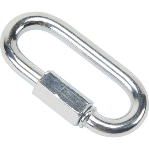 Zinc Plated Quick Link, 2140 lbs (1.07 tons), 3/8" D. Morneault & Fils