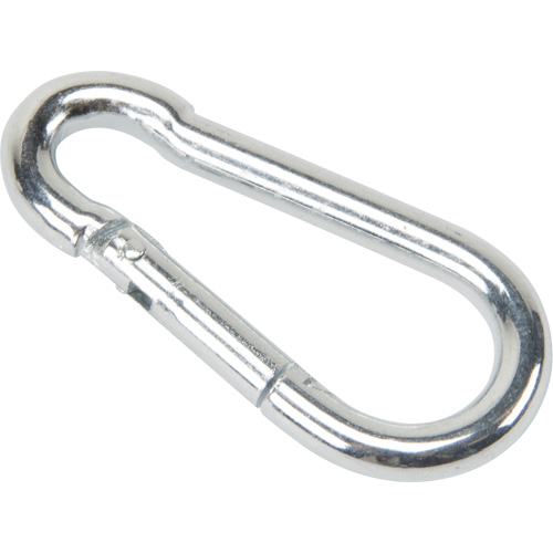 Zinc Plated Snap Hook, 220 lbs (0.11 tons) Working Load Limit, 3/16" Size, 5/16" Eye D. Morneault & Fils