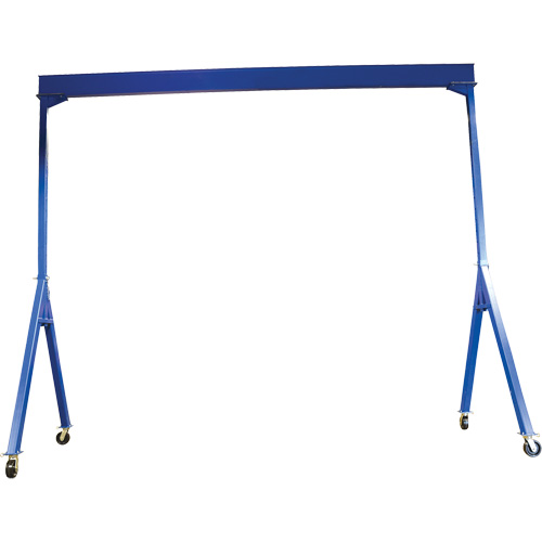 Grue-portique ajustable en acier, 20' lo, Capacit&eacute; 8000 lb (4 tonnes) D. Morneault & Fils