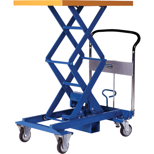 Table &eacute;l&eacute;vatrice &agrave; ciseaux Dandy Lift, 34-4/5" lo x 23-3/5" la, Acier, Capacit&eacute; 770 lb D. Morneault & Fils