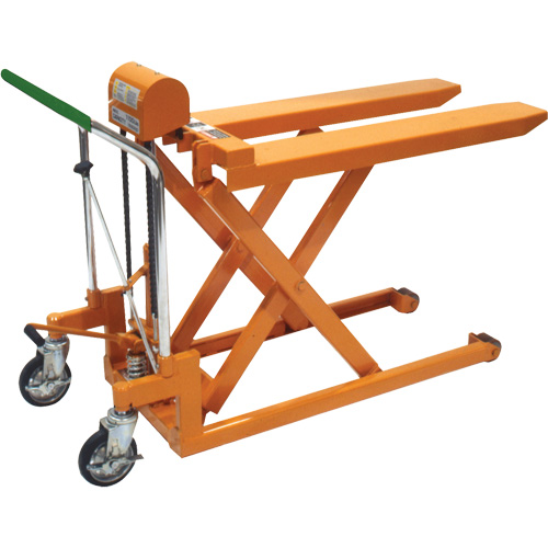 Table &eacute;l&eacute;vatrice &agrave; ciseaux et fourches Dandy Lift, 37,1" lo x 19,7" la, Acier, Capacit&eacute; 1100 lb D. Morneault & Fils