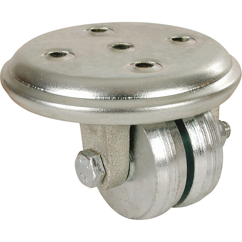 Roulettes &agrave; bas niveau, Pivotant, 2" (51 mm), Fonte, 600 lb (272 kg) D. Morneault & Fils