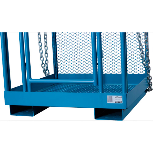 Nacelle &eacute;l&eacute;vatrice pour travail en hauteur, 48" x 48" x 72" h, Capacit&eacute; de 1000 lb, Acier D. Morneault & Fils