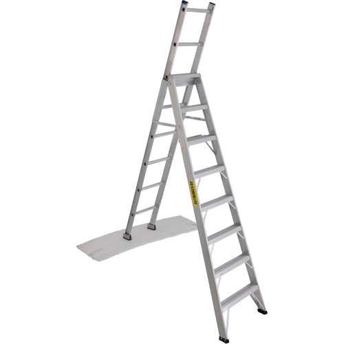 Escabeaux industriels Multi-Way de s&eacute;rie 2700, 8', Aluminium, Capacit&eacute; de 250 lb, ANSI 1, CSA 1 D. Morneault & Fils