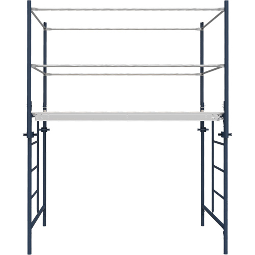 Accessoires pour &eacute;chafaudage - Poteau de garde-corps a/support, Poteau de garde-corps, 6" la x 56" h D. Morneault & Fils