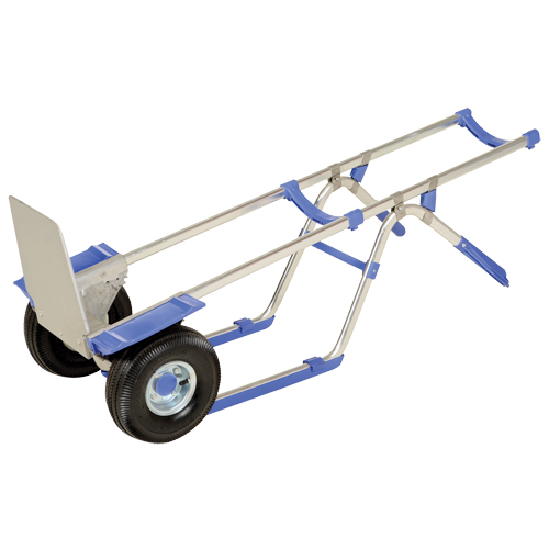 Ergonomic Hand Truck, Combination Handle, Aluminum, 52" Height, 350 lbs. Capacity D. Morneault & Fils