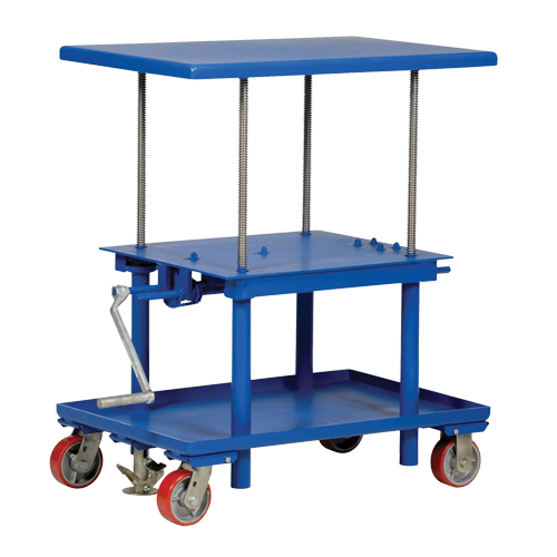 Hydraulic Lift Table, 24" L x 36" W, Steel, 2000 lbs. Capacity D. Morneault & Fils