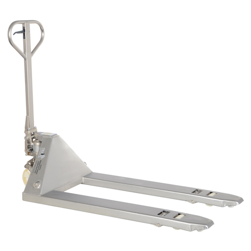 Transpalette, Acier inoxydable, 48" lo x 27" la, Capacit&eacute; 5500 lb D. Morneault & Fils