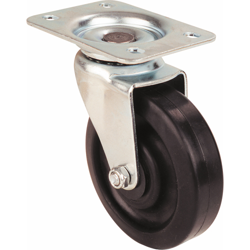 Light-Duty Caster, Swivel, 3" (76 mm), Polyolefin, 250 lbs. (113 kg.) D. Morneault & Fils
