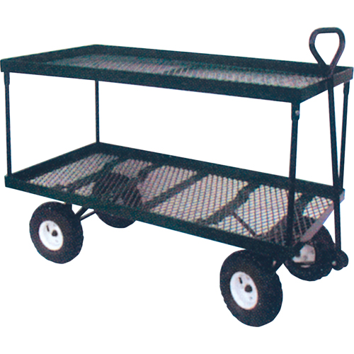 Double Deck Wagon, 24" W x 48" L, 600 lbs. Capacity D. Morneault & Fils