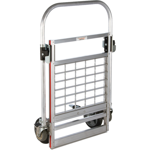 Chariot &agrave; plateforme repliable &agrave; quatre roues, Aluminium, 750 lb, 31" lo x 23-1/4" la, Hauteur 39" D. Morneault & Fils