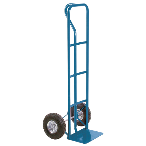 All-Welded Hand Truck, P-Handle Handle, Steel, 51" Height, 600 lbs. Capacity D. Morneault & Fils