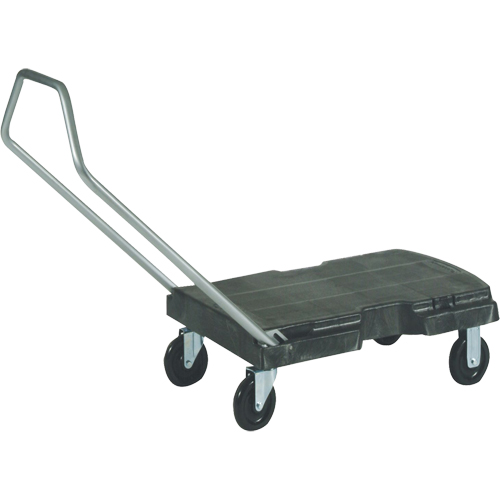 Chariots Triple, 32-1/2" lo x 20-1/2" la, 500 lb cap, Roues Caoutchouc D. Morneault & Fils