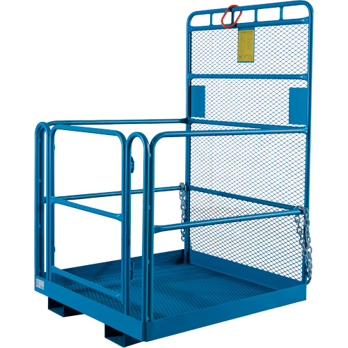 Nacelle &eacute;l&eacute;vatrice pour travail en hauteur, 48" x 48" x 72" h, Capacit&eacute; de 1000 lb, Acier D. Morneault & Fils