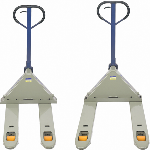 Adjustable Width Pallet Trucks, 48" L x 27" W, 5500 lbs. Capacity D. Morneault & Fils