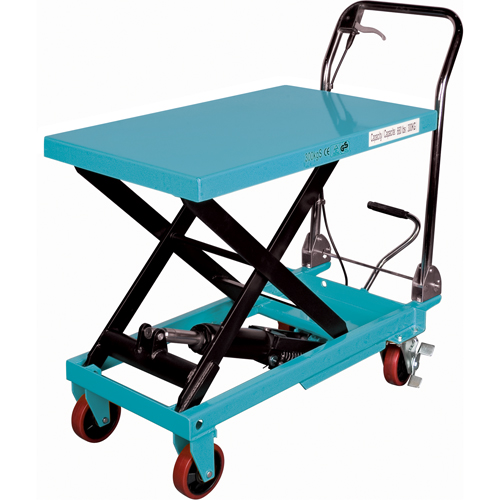Table &eacute;l&eacute;vatrice robuste &agrave; ciseaux hydraulique, 32" lo x 19-3/4" la, Acier, Capacit&eacute; 660 lb D. Morneault & Fils