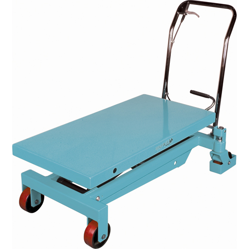 Heavy-Duty Hydraulic Scissor Lift Table, 40" L x 20-1/8" W, Steel, 2200 lbs. Capacity D. Morneault & Fils