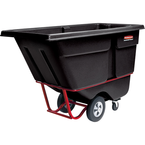 Tilt Truck, Polyethylene, 1 cu. yd., 1250 lbs. Load Capacity D. Morneault & Fils