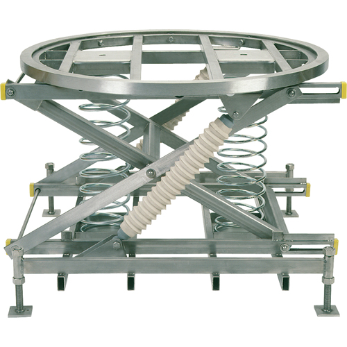 Spring-Operated Pallet Lifters - Pallet Pal&reg;, 43-5/8" L x 43-5/8" W, 4500 lbs. Cap. D. Morneault & Fils
