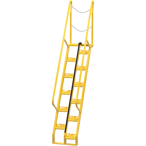 ESCALIER SEMELLE ALTERN61LOX84H 56 DEGRES D. Morneault & Fils